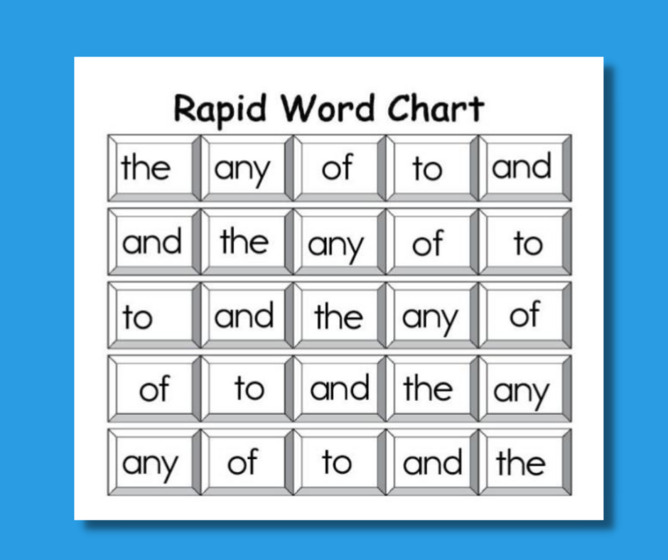 Rapid Word Chart OG Support